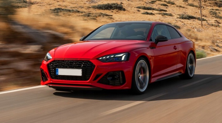 фото №12, Решётка радиатора audi a5 8w8 8w6 рестайлинг f5 19-21 rs5 вид чёрный блеск pdc