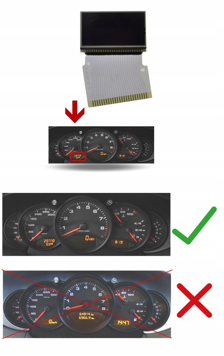 фото №6, Дисплей спідометра porsche 996 986 boxster