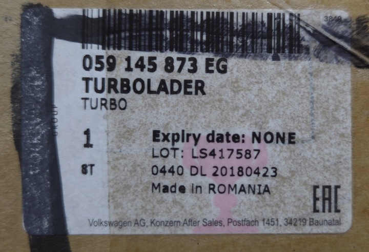 фото №16, Турбонагнітач vw audi porsche 3.0 tdi 059145873eg
