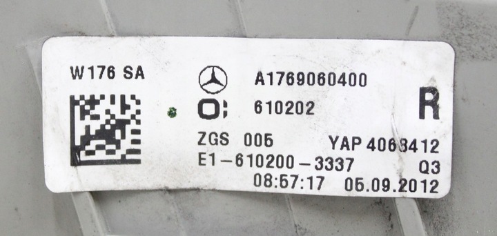 фото №12, Mercedes a класс w176 лампа правая зад задняя led org eu a1769060400