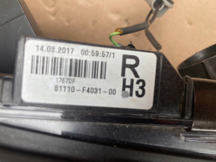 фото №8, Toyota chr ch-r фара права перед повний led 81110-f4031-00 eu