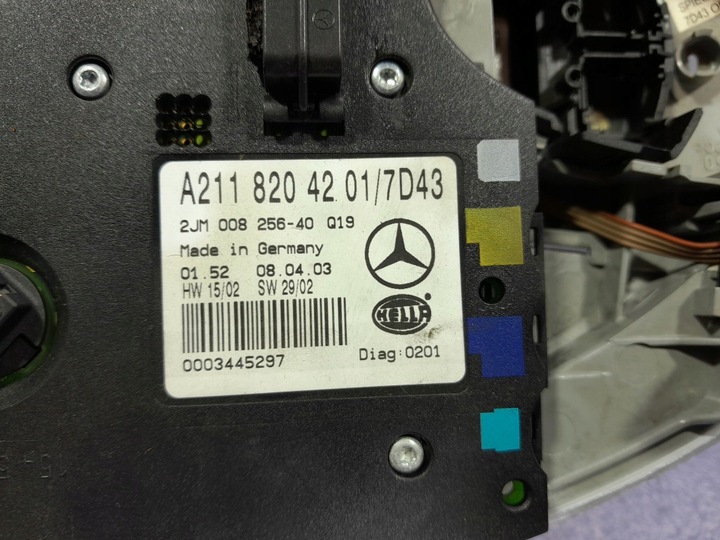 фото №5, Mercedes e w211 лампа потолок a2118204201