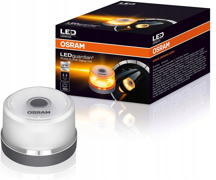 фото №1, Osram свет предупредительное ledguardian сигнал v16