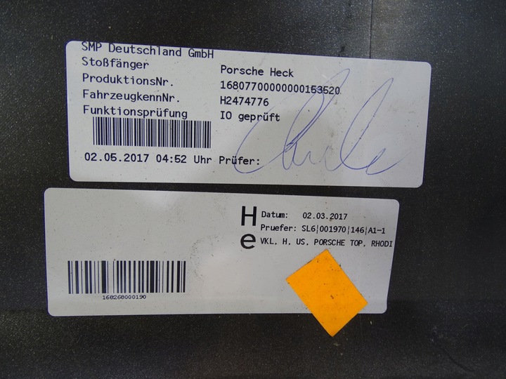 фото №8, Porsche carrera 911 991 turbo рестайлинг бампер задний
