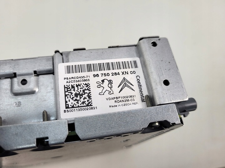 фото №9, Peugeot 308 cc радио проигрыватель cd код pod vin