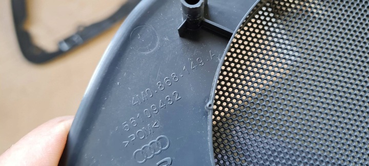 фото №10, Sq7 4m рестайлинг q7 накладка маскировочная накладка динамика потолок левая зад 4m0868149a