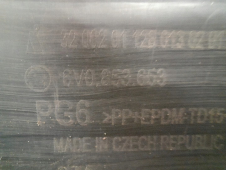 фото №10, Skoda fabia iii 14-21 решітка решітка радіатора бампер перед переднє 6v0853653