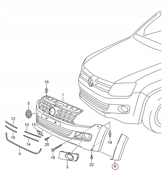 фото №6, Кришка колеса zagruntowana volkswagen amarok 2h оригінальний 2hh853728gru