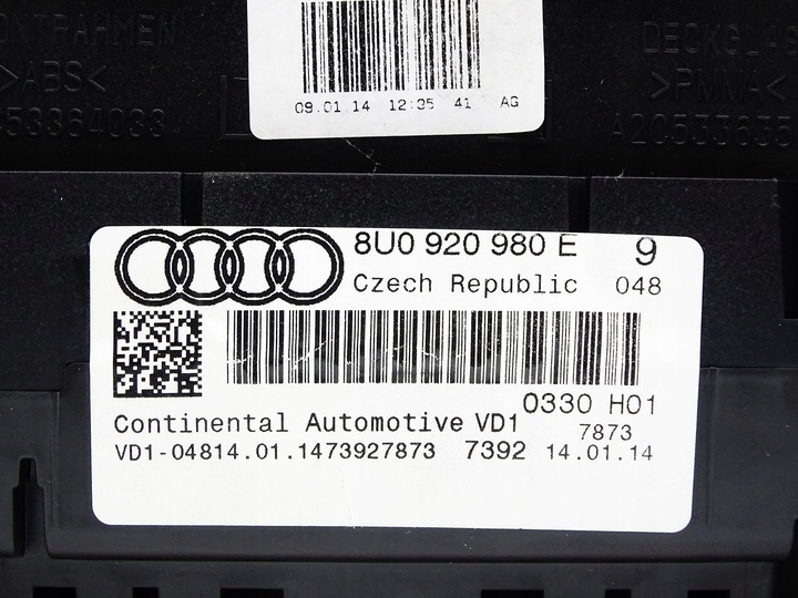 фото №8, Спідометр  манометр спідометр audi q3 8u 2.0 tdi 8u0920980e