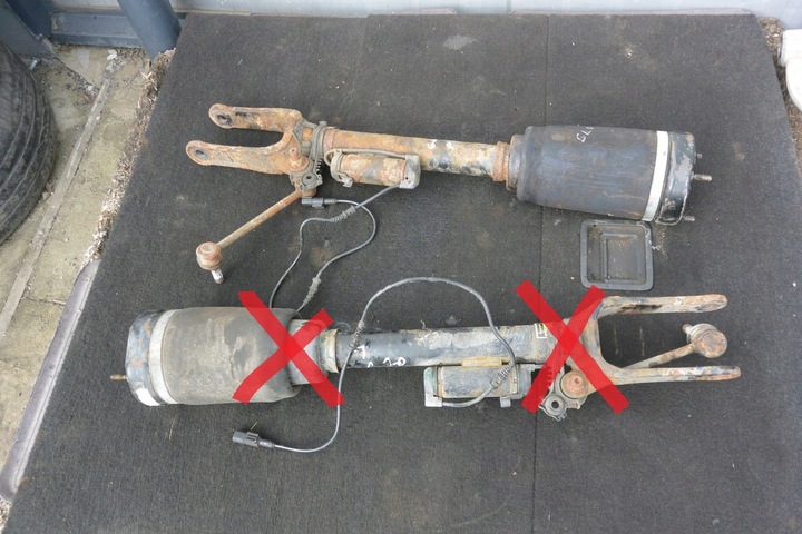 фото №1, Mercedes ml gl 164 амортизатор левый правый перед