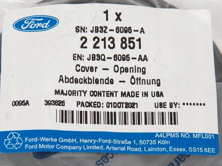 фото №4, Заглушка кришки розподільний вал focus 18- mondeo 19-