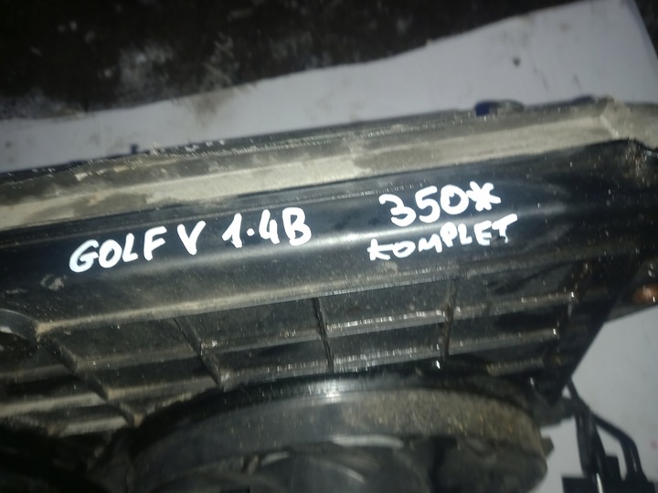 фото №4, Комплект радиатор + вентиляторы vw golf v 1.4 16v