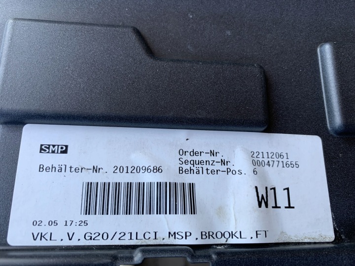 фото №6, Бампер передний bmw 3 iii g20 g21 lci м-пакет pdc fl 22r 51117468359 02.26