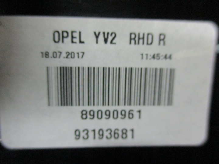 фото №7, Лампа правый зад opel agila b ii 2 08-14r 93193681