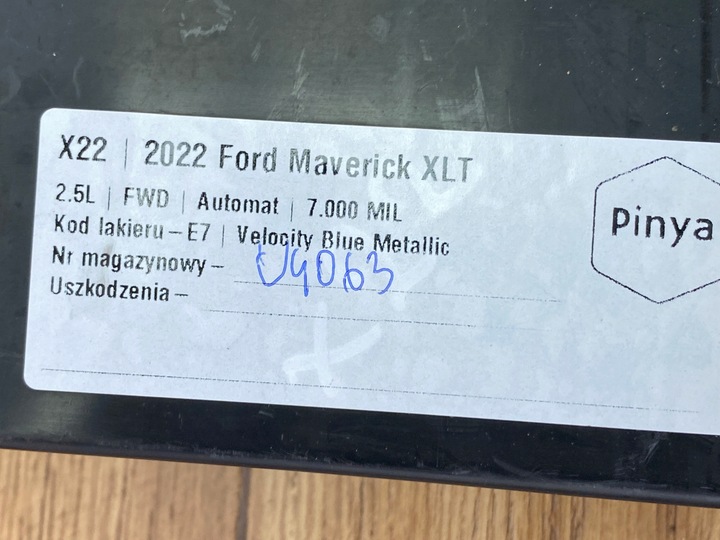фото №9, Руль воздуха ford maverick 2022+ usa