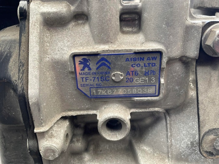 фото №6, Citroen c3 iii коробка передач коробки передач автомат 9805709280 20ge13
