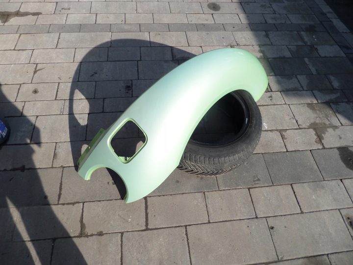 фото №12, Крило праві зад задній vw new beetle 98-05 колір lg6v