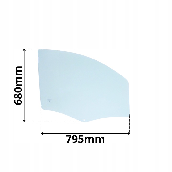 фото №1, Скло bok права опускна двері citroen nemo 08- 0289