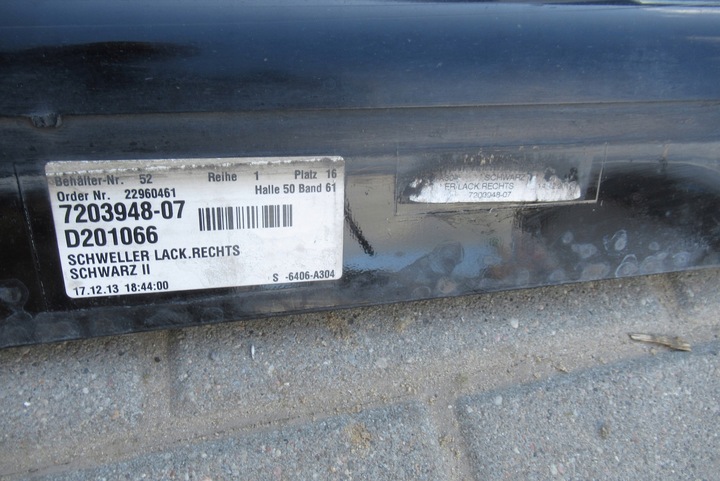 фото №4, Планка порогова права bmw f07 gt schwarz 2 668