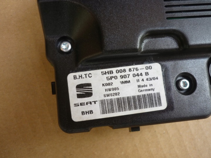 фото №14, Панель кондиционера seat altea toledo iii leon ii 5p0907044b исправный хороший