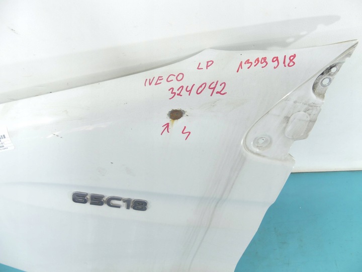 фото №9, Крило перед лівий iveco daily iv білий 06-11