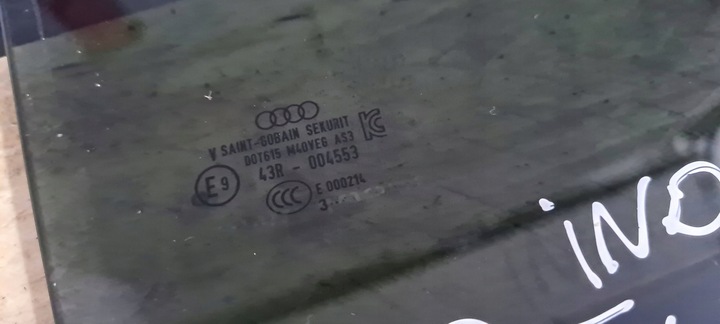 фото №7, Sq5 80a q5 рестайлінг скло двері права праві зад as3 23r sportback 80f845206a