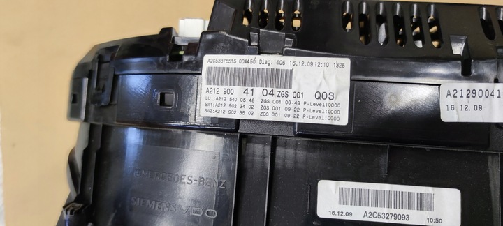 фото №8, Mercedes w212 350 cdi спидометр приборы 2129004104