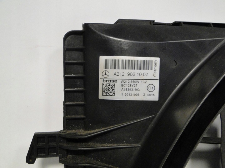 фото №8, Mercedes e класс w212 212 вентилятор радиатор вентилятор 850w 63 amg