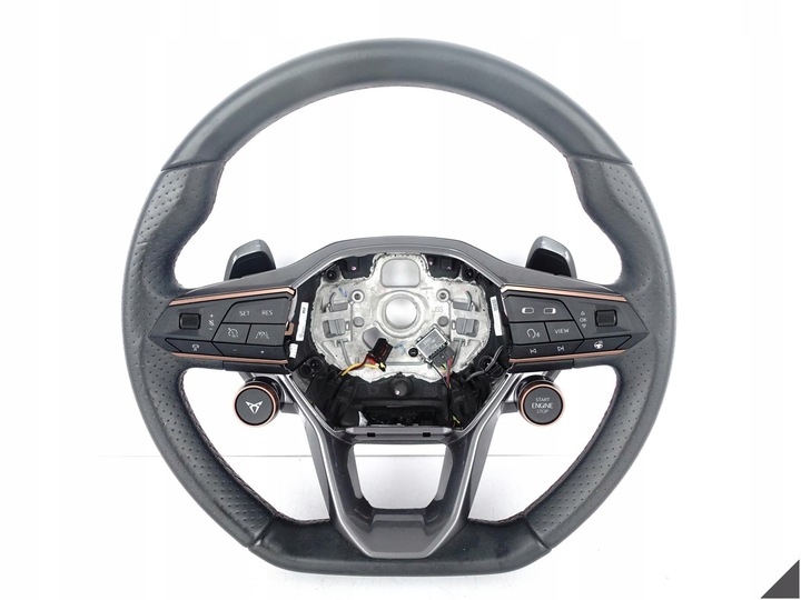 фото №1, Cupra leon 5fa formentor 5ff руль многофункциональный кожа лепестки xey