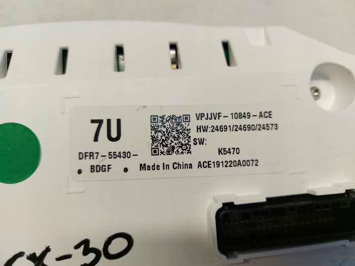 фото №5, Mazda cx30 спідометр  прилади uk vpjjvf-10849-ace