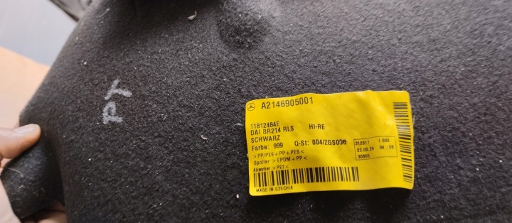 фото №5, Подкрылок задние правое зад mercedes e класс w214 sedan 24r a2146905001