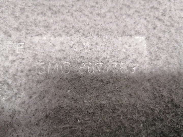 фото №6, Vw golf v vi plus полиця задня багажника оригінал 5m0867769