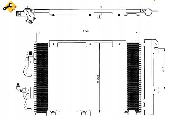 фото №11, Радіаторів кондиціонера з осушувач nrf 35556 1850
