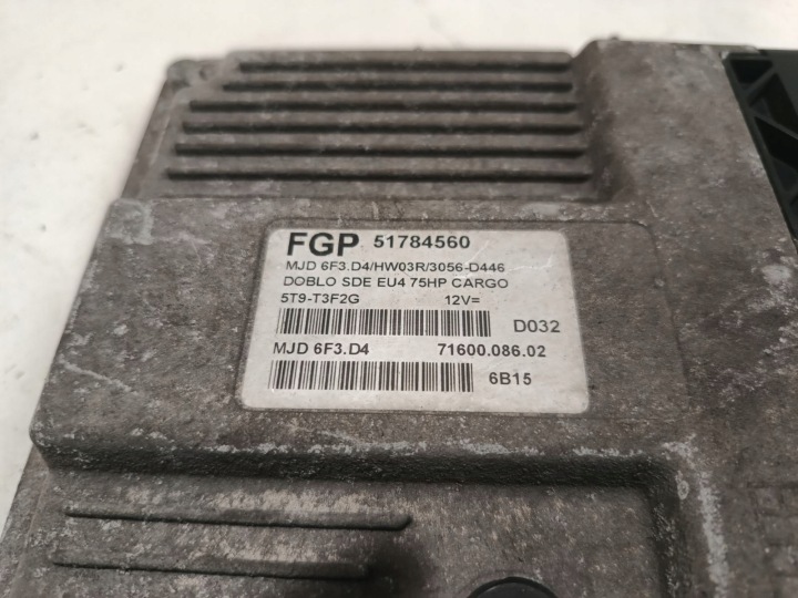фото №6, Fiat doblo i 1.3 jtd блок управления двигателем (ecu) 51784560