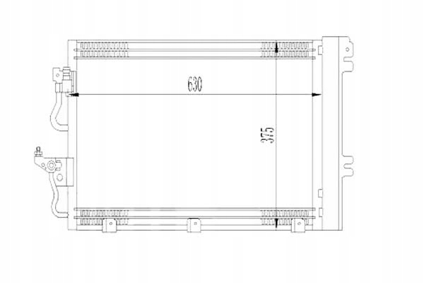 фото №13, Abakus конденсатор кондиціонера astra h 04- 1.4 i 16