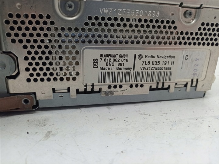 фото №9, Радіо навігація екран дисплей touareg i 7l 3.0 tdi 7l6035191h