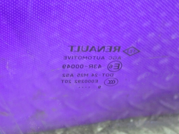 фото №3, Renault scenic iii 3 09- стекло дверная дверь левая перед левая передняя