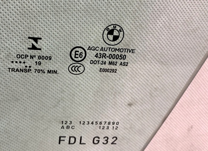 фото №15, Bmw 6 gt g32 стекло дверь перед правая левая зад тёмное 43r-00050 / 43r-00128