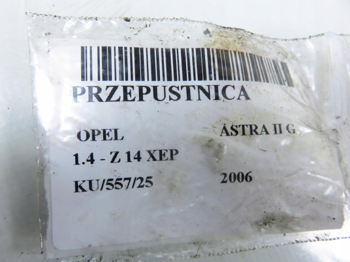 фото №8, Дросельна заслінка opel astra g 1.4 24420536 0280750133