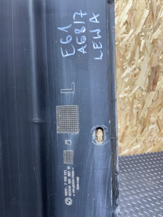 фото №11, Накладка планка порогова bmw e60 e61 a68/7 платиновий сірий ліва