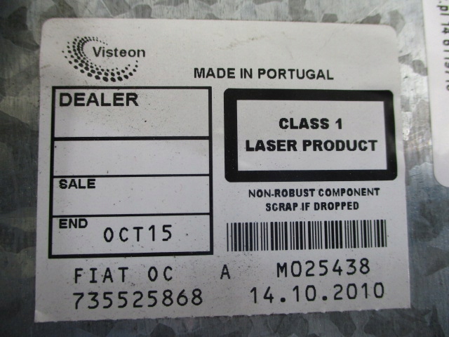 фото №6, Fiat bravo ii магнитола cd заводские visteon 735525868