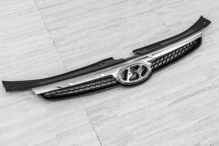фото №8, Решётка передний хром 863512l000 863522l000 hyundai i30 i 2007-2011
