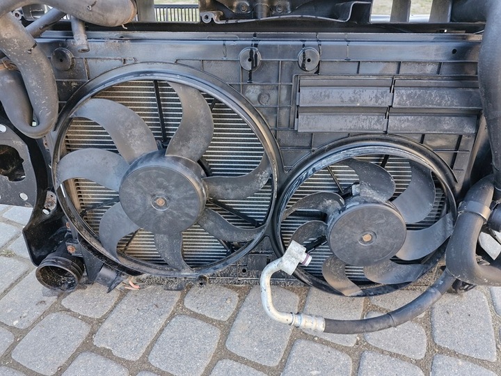 фото №11, Vw passat b6 pas переднее радиатор лампы bi-xenon kpl передняя часть