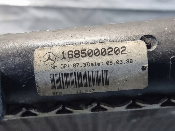 фото №14, Радиаторов воды оригинальный номер 1685000202 mercedes a класс w168 1.6b