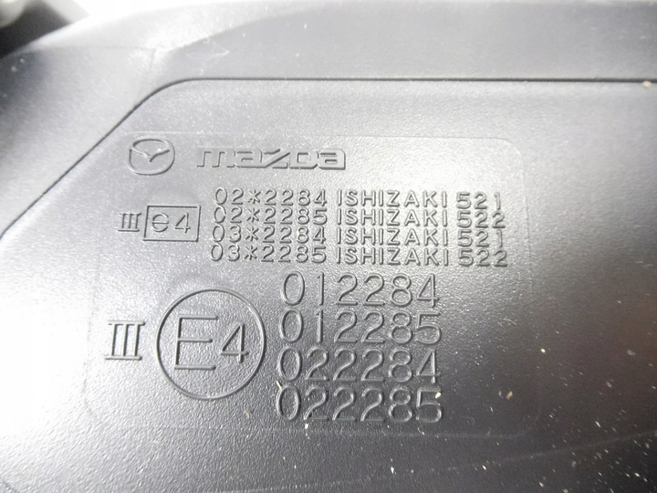 фото №7, Зеркало правые mazda 5 i оригинальный номер c237-69-121a