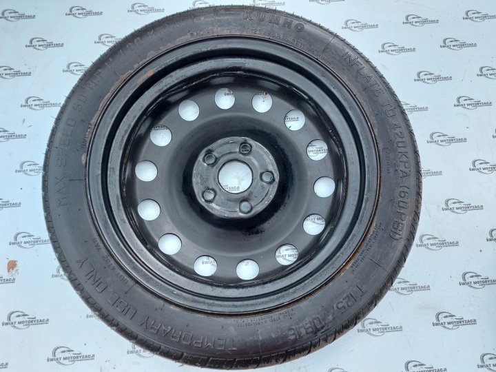 фото №15, Golf audi seat altea докатне колесо (докатка) 125/70/16 96m 5x112 1k0601027s