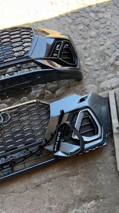 фото №11, Audi q3 83a бампер переднє s-line решітка sq3 pianoblack познань 83a807061b