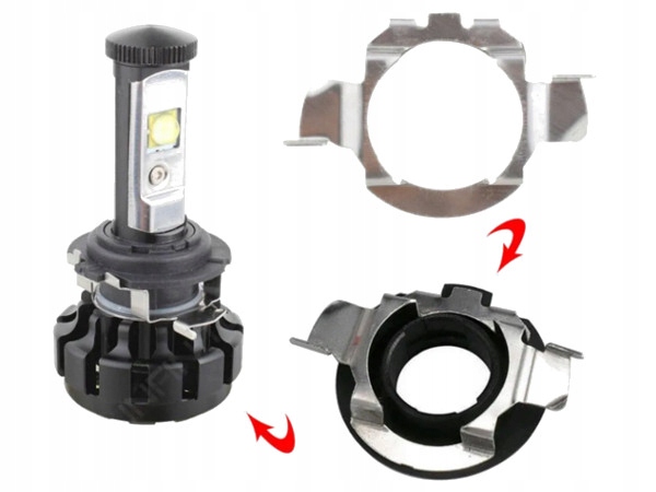 фото №4, Адаптер лампочки led h7 ксенон пластина крепление opel vectra c zafira b