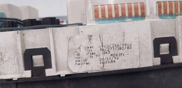 фото №9, Peugeot 306 1994 спідометр  / спідометр 9627718280