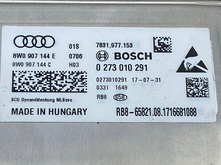 фото №7, 2019 audi a5 модуль / блок управления руль 8w0907144e